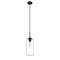 Z-Lite Monty 1 Light Pendant, Matte Black And Seedy 738P17-MB - alternate 6